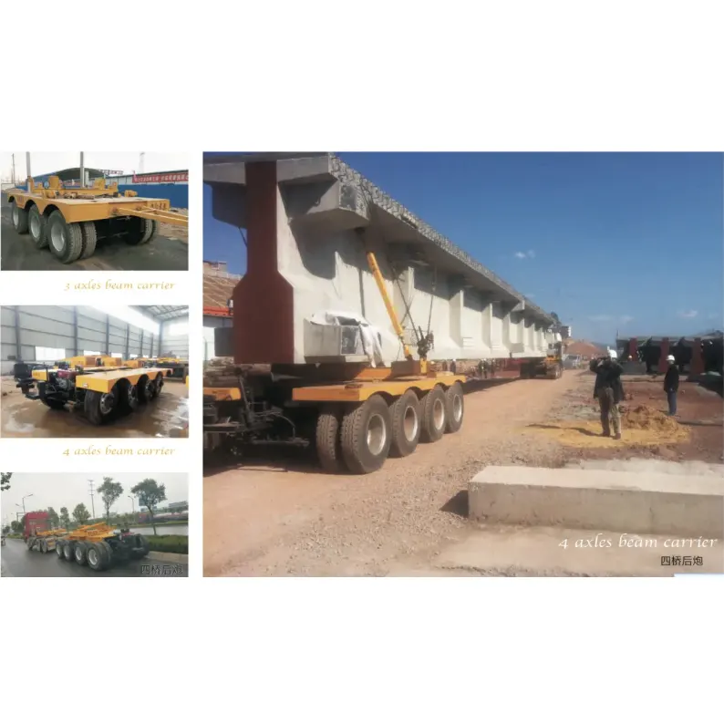 12,4m Trailer Bán phẳng 3 trục