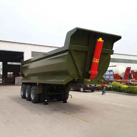 Rơ moóc 3 trục Dumper với thép cường độ cao